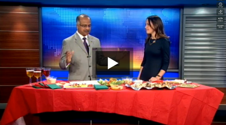 News 12 NJ Eat Right At A Holiday Party